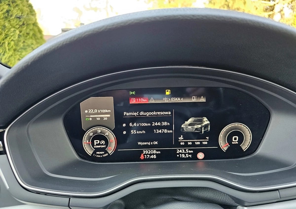 Audi A4 cena 139000 przebieg: 39700, rok produkcji 2020 z Płoty małe 352